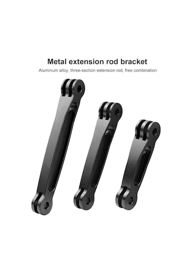 Gopro, Insta360, Djı Ve Diğer Aksiyon Kameraları İçin Ortak Alüminyum Uzatma Kolu Kavrama Genişletici, Uzunluk: 6.8cm Diğer