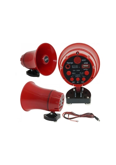 Magicvoice Mv-21519 Usb Ve Kayıt Özellikli 6-24volt Horn Hoparlör