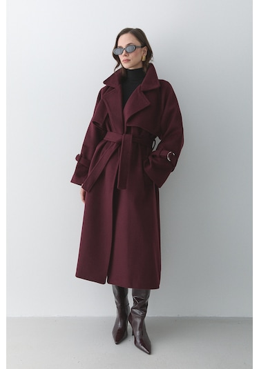 Bordo Vorkuta Kuşaklı Kaban - 407007 Bordo