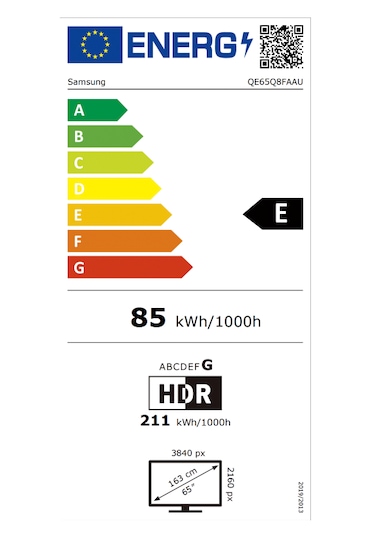 Samsung ‎65Q8F 65" 4K Ultra HD Smart QLED TV