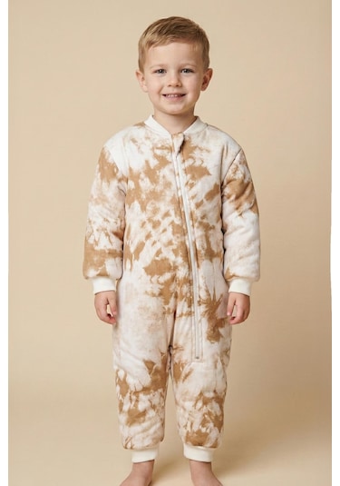 Zeyland Unisex Çocuk Elyaf Dolgulu Uyku Tulumu - Camel Camel