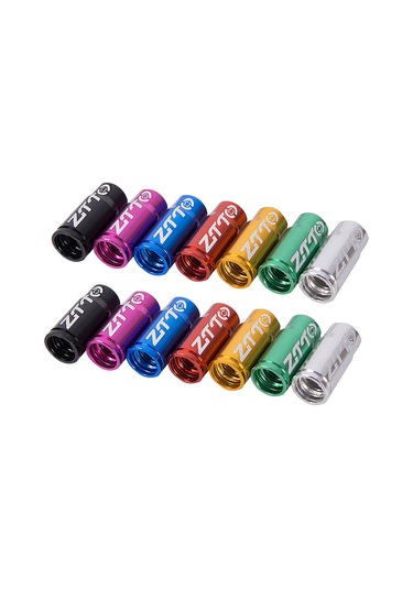 Yunboo Alüminyum Presta Valf Kapağı Bisiklet Dağ Yolu防尘防 轻量耐用 Siyah 1 Çift