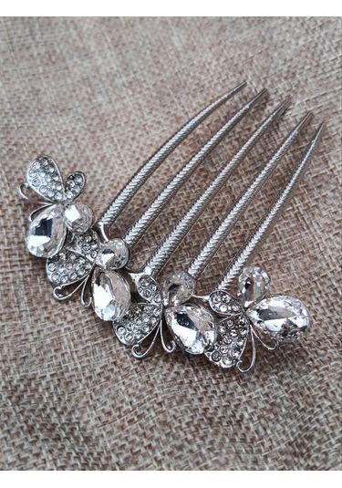 Villovatik Marianne Tarak Saç Tokası Şeffaf Strass 314044093 Diğer