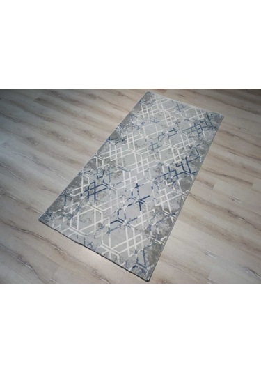 Armis Halı Kolaj A311A Gri Mavi Halı Yolluk 100X200 Cm