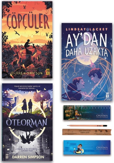 Genç Timaş Ay Dan Daha Uzakta - Öteorman - Çöpçüler Set 3 Kitap
