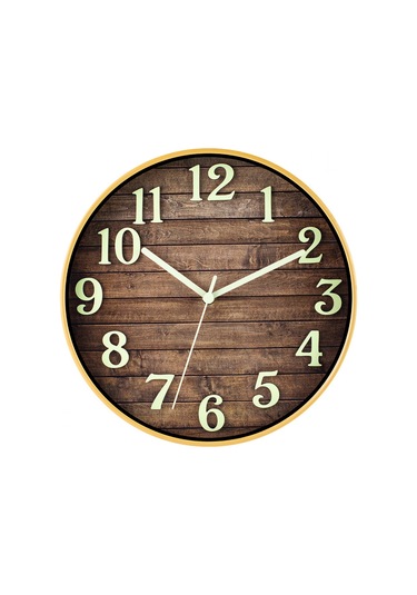 Yaratıcı Işıklı Duvar Saati, 30 Cm Diğer