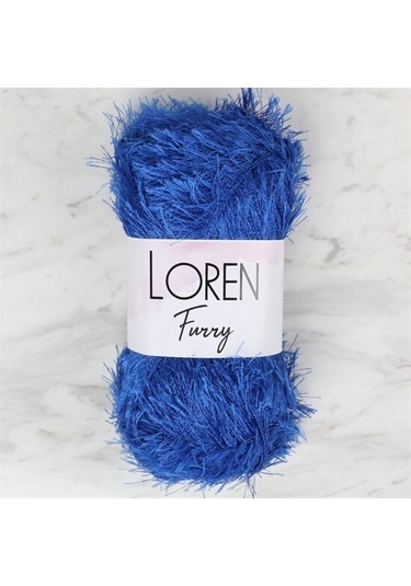 Loren Furry Saks Mavisi El Örgü İpi - Rf004 - 34043