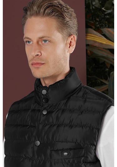 Y 160 Siyah Klasik Yelek Siyah