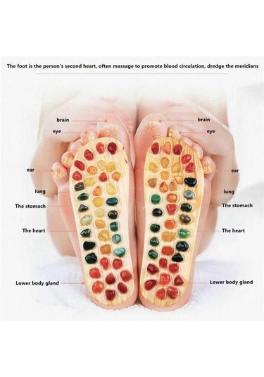 Dolıty Akupunktur Masaj Terlikleri Hediyeler Kaymaz 43-ila-44 Siyah