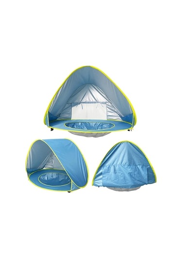 Tongxida Havuz Uv Koruma Suntent Pop Up Gölge Havuzu Bebek Plaj Çadırı A Pink Pembe/ Pembe