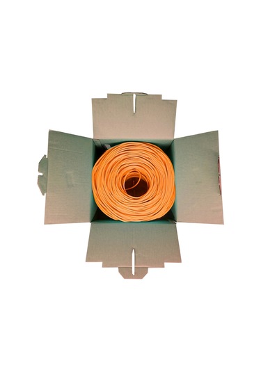 Powergate Cat6-box-or, 23awg, 0,57mm, Utp, Cat6 Kablo, 305m, Turuncu