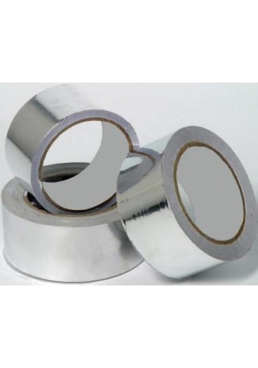 100 Micron Düz Alüminyum Bant 50mm X 25mt