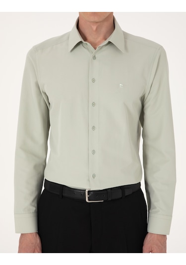 Pierre Cardin Erkek Yeşil Gömlek Basic 50316734-vr054 Yeşil
