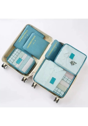 Lıtebag Valizdeki Eşya Ve Çarşafların Saklanması İçin Seyahat Düzenleyici 205353363 Açık Mavi