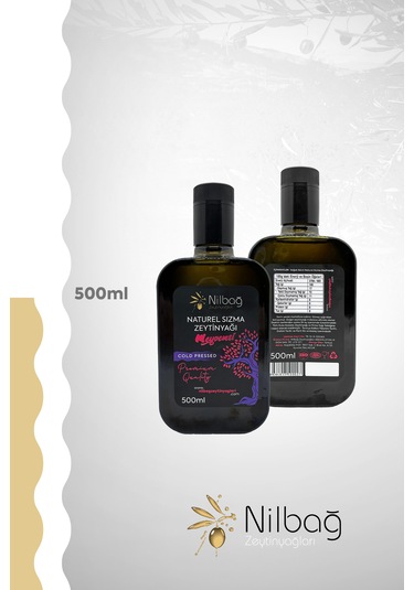 Nilbağ Zeytinyağları Ayvalık Natural Sızma Zeytinyağı Meyvemsi Moresca 500 ML