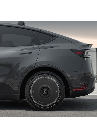 Haloblk Halodısc 2 Cybertrack - Tesla Model Y - 21 İnç Aerodinamik Siyah Jant Kapağı - 4 Adet