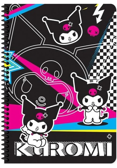 Keskin Color Kuromi A4 80 Yaprak Karton Kapak Defter 2 Li Set 3