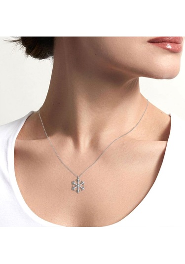 Pırlanta Kar Tanesi Kolye N11.2222