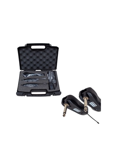 Magicvoice Mv-19592 Uhf Gitar Tip Kablosuz Mikrofon Üçlü Set