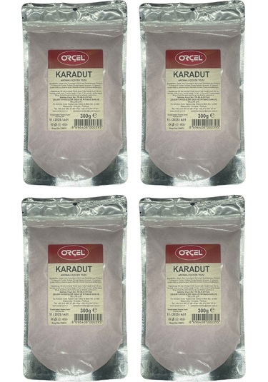 Orçel Karadut Aromalı İçecek Tozu Oralet Çay 4 x 300 G