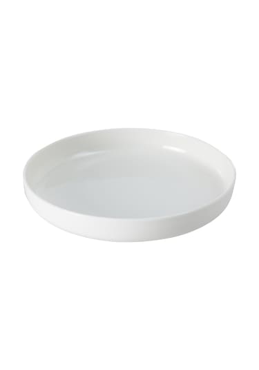Mudo Home Ephesus Whıte Çukur Tabak Seti 22cm - 6lı Beyaz