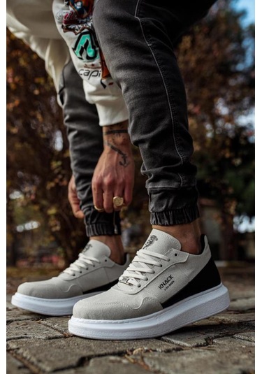 Knack Yüksek Taban Günlük Süet Ayakkabı 040 Taş 001