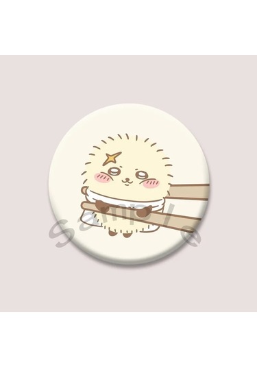 Sevimli Chiikawa Rozeti Karikatür Animasyon Periferik Yaka Iğneler Teneke Yuvarlak 32mm Style 21 32mm Çok Renkli