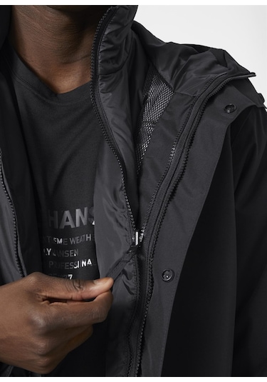 Helly Hansen Juell 3-IN-1 Jacket Erkek Mont Siyah