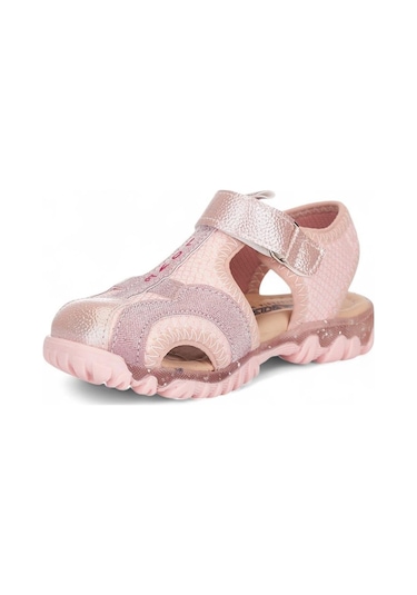 610 Kız Çocuk Okul Öncesi Sandalet Pudra