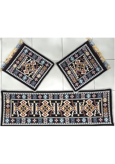 Elmass Oto Koltuk Kilim Seti - Ön Ve Arka Koltuk Üstü 3 Parça
