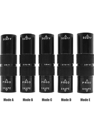 Youtek Siyah Alüminyum 4 Lü Bilardo İğne Seti - 5/16-18 Diş - 70x23mm