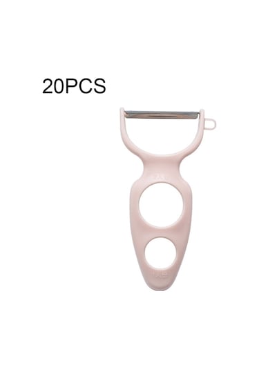 20 Adet Yaratıcı Paslanmaz Çelik Kazıma Soyma Çok Fonksiyonlu Sebze Ve Meyve Soyucu Pink , Size:20 Pcs Fruit Peeler Pink Yeşil