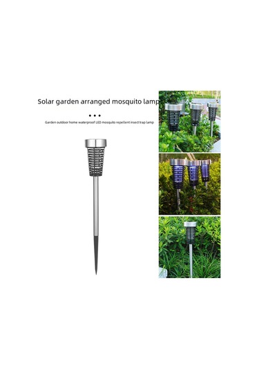 Monyee Güneş Enerjili Dış Mekan Led Isıtıcı, Sokağa Bahçe Ev İçin Su Geçirmez, Mus Mıça Öldürücü Tutucu Işık Amorf Orta Boy Paslanmaz Çelik