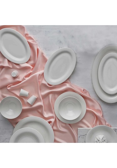 Jumbo Bright New Bone 58 Parça 12 Kişilik Yemek Takımı