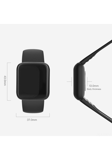 Geeroyoo Lt716 Siyah Akıllı Saat: Sağlık İzleme, Çoklu Spor Modları Ve Bluetooth 4.0 İle Ultra Hafif Usb Şarjlı Akıllı Saat