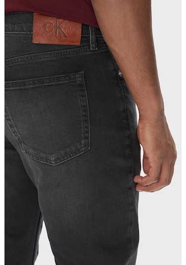 Calvin Klein Erkek Kot Pantolon Lv04rb754g 846 Siyah Siyah