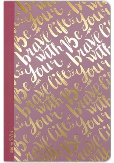 Ela's Paper Brave Life Notes Çizgili Defter