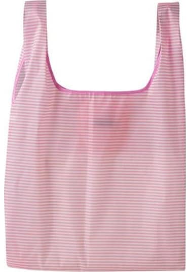 Pembe Alışveriş Çantası Katlanabilir Ev Gereçleri Oxford Kumaş Taşınabilir Alışveriş Çantası Çeşitli Eşyalar Organizatör Dayanıklı Depolama Kozmetik Pembe