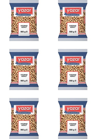Yazar Koçbaşı Nohut 6 x 900 G