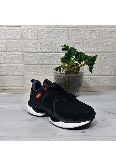 Dunlop 2401 Siyah Fuspetli Air Rahat Taban Erkek Spor Ayakkabı 001