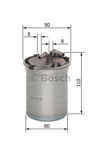 Volkswagen Polo 1.6 Tdı Mazot Yakıt Filtresi 2009 - 2014 Bosch