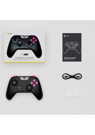 Easysmx X5 - Kablosuz Gamepad - Hall Effect Stick - Siyah