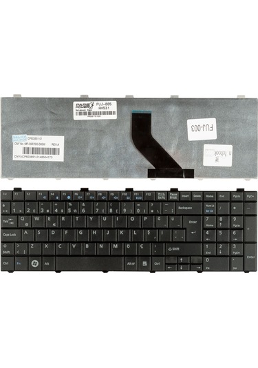 Fujitsu Uyumlu Siemens Ah512. Ah530. Ah531. Gfo Notebook Klavye Siyah