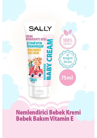 Sally Nemlendirici Bebek Bakım Kremi 75 ML