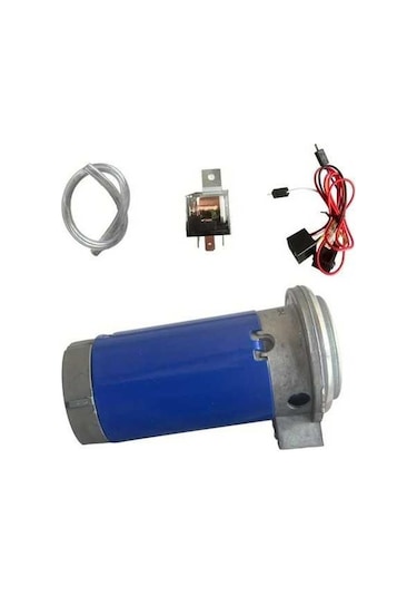 Pazly 24v Mavi Hava Kompresörü Kornası, Yüksek Sesli Araç Kornası Kit, Kornalar İçin Uygun