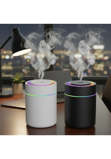 180ml Rgb Işıklı Süper Sessiz Type-c Mini Hava Nemlendirici & Aroma Difüzör
