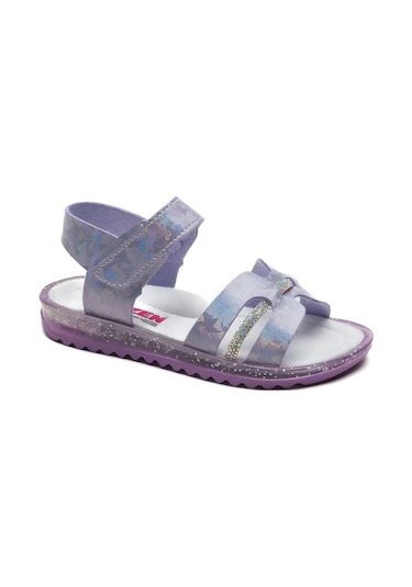 Arzen Bebe Kız Çocuk Sandalet Gümüş Lila Gümüş - Lila