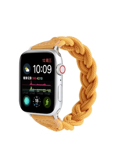 iOS Uyumlu Watch Serisi 7 41mm / 6 & Se & 4 40mm / 3 & 2 & 1 38mm, Uzunluk: 150mm