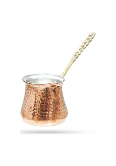 Bakır Dövme Tombik Cezve 3'lü Set