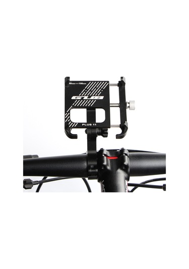 Gub-alüminyum Bisiklet Telefon Tutucu 360 Derece Dönen,y15106 Siyah